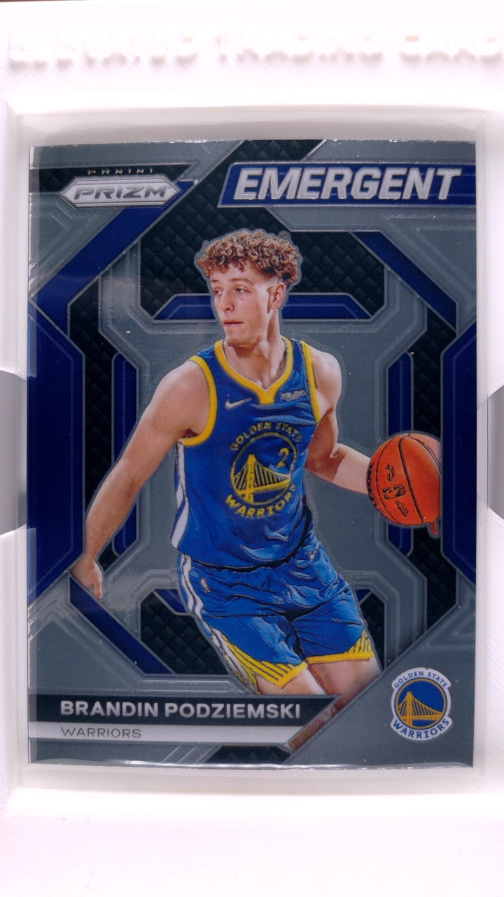 2023 Panini Prizm Basketball Brandin Podziemski #24 Emergent RC — Front