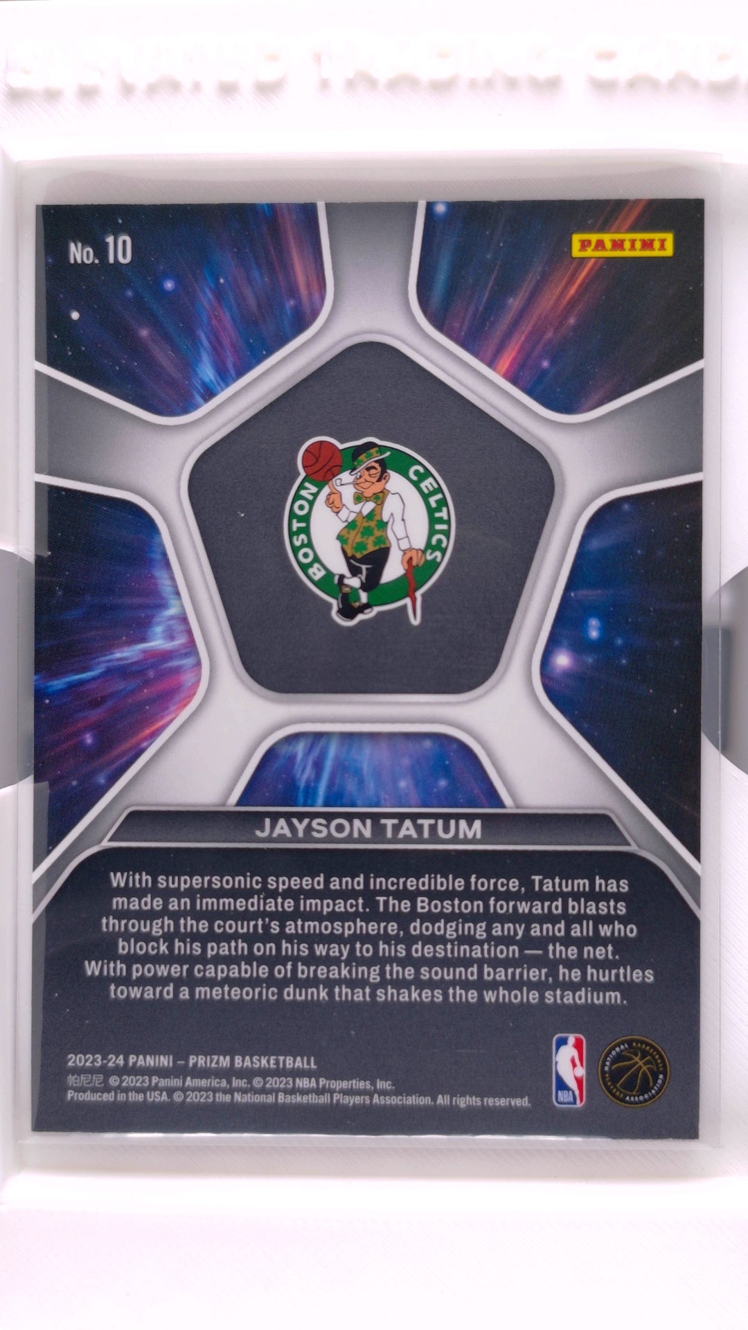 #10 Jayson Tatum Deep Space - back