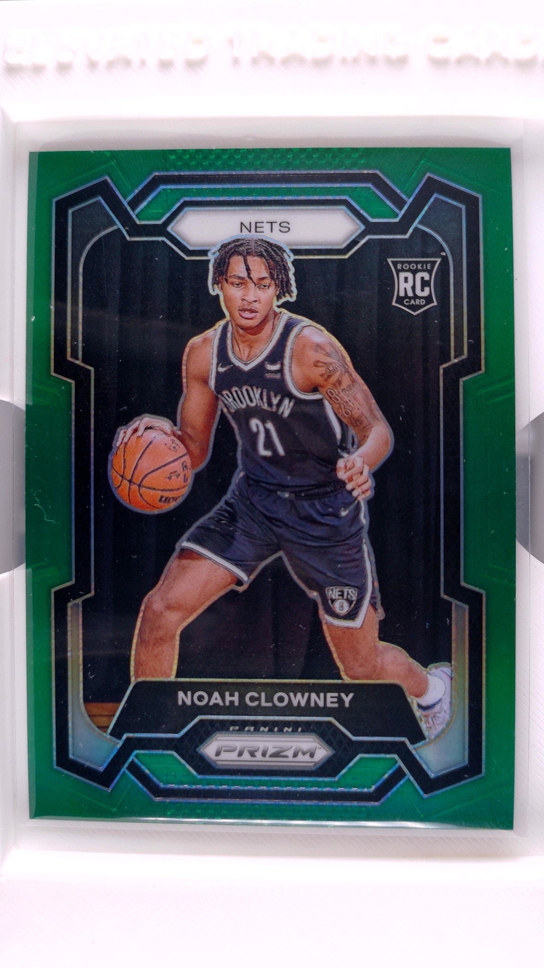 #165 Noah Clowney Rookie Green Prizm - front