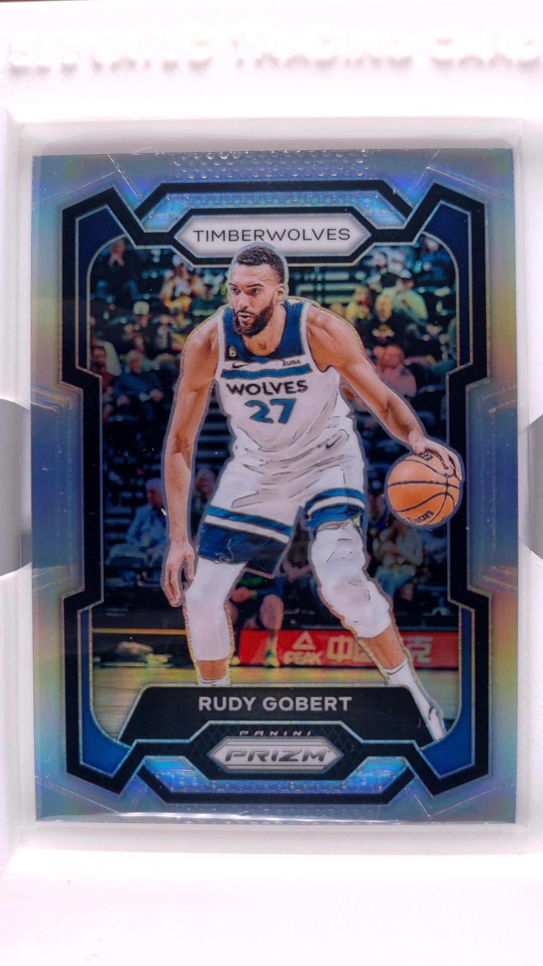 #59 Rudy Gobert Silver Prizm - front