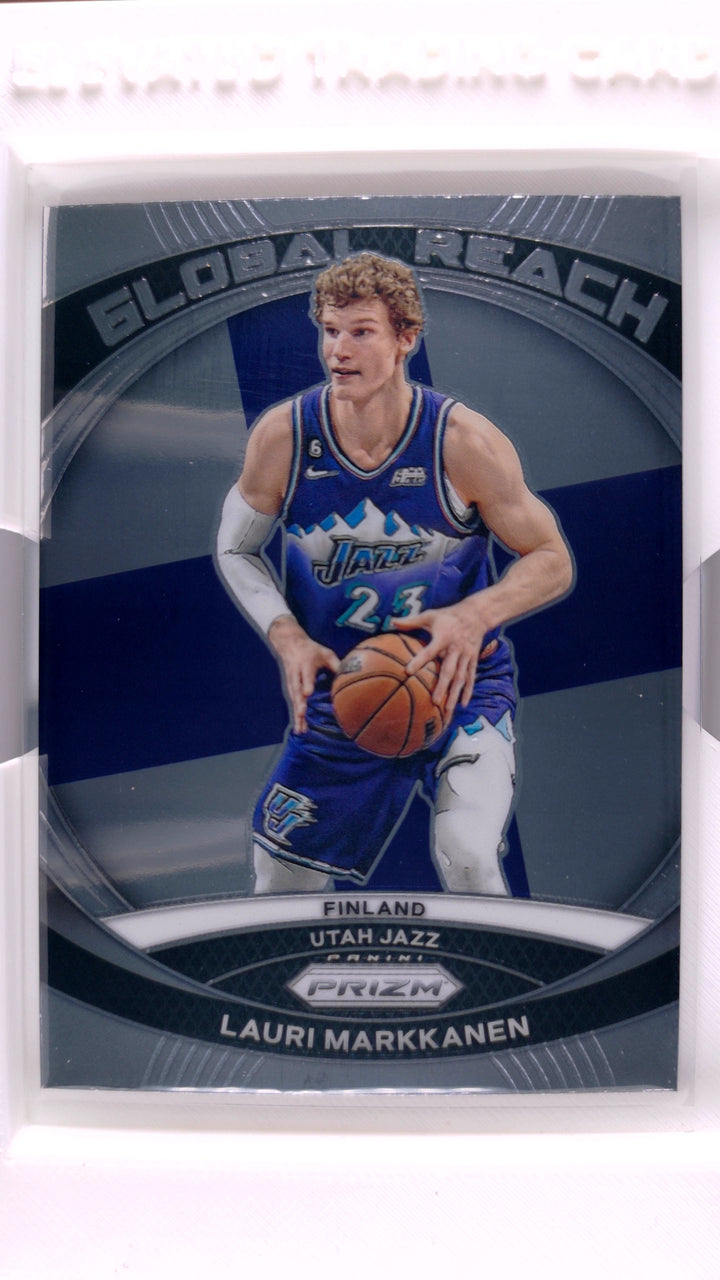 2023 Panini Prizm Basketball Lauri Markkanen #8 Global Reach — Front