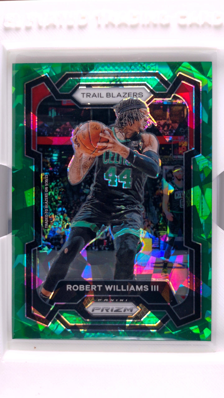 2023 Panini Prizm Basketball Robert Williams III #209 Green Ice Prizm — Front