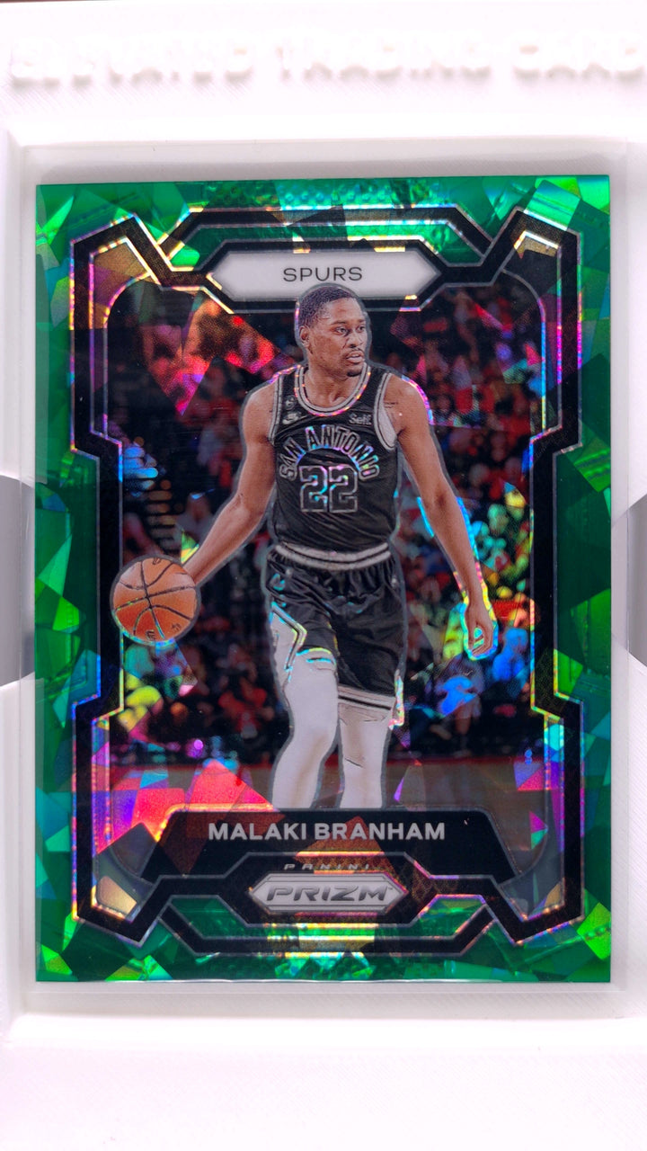 2023 Panini Prizm Basketball Malaki Branham #270 Green Ice Prizm — Front