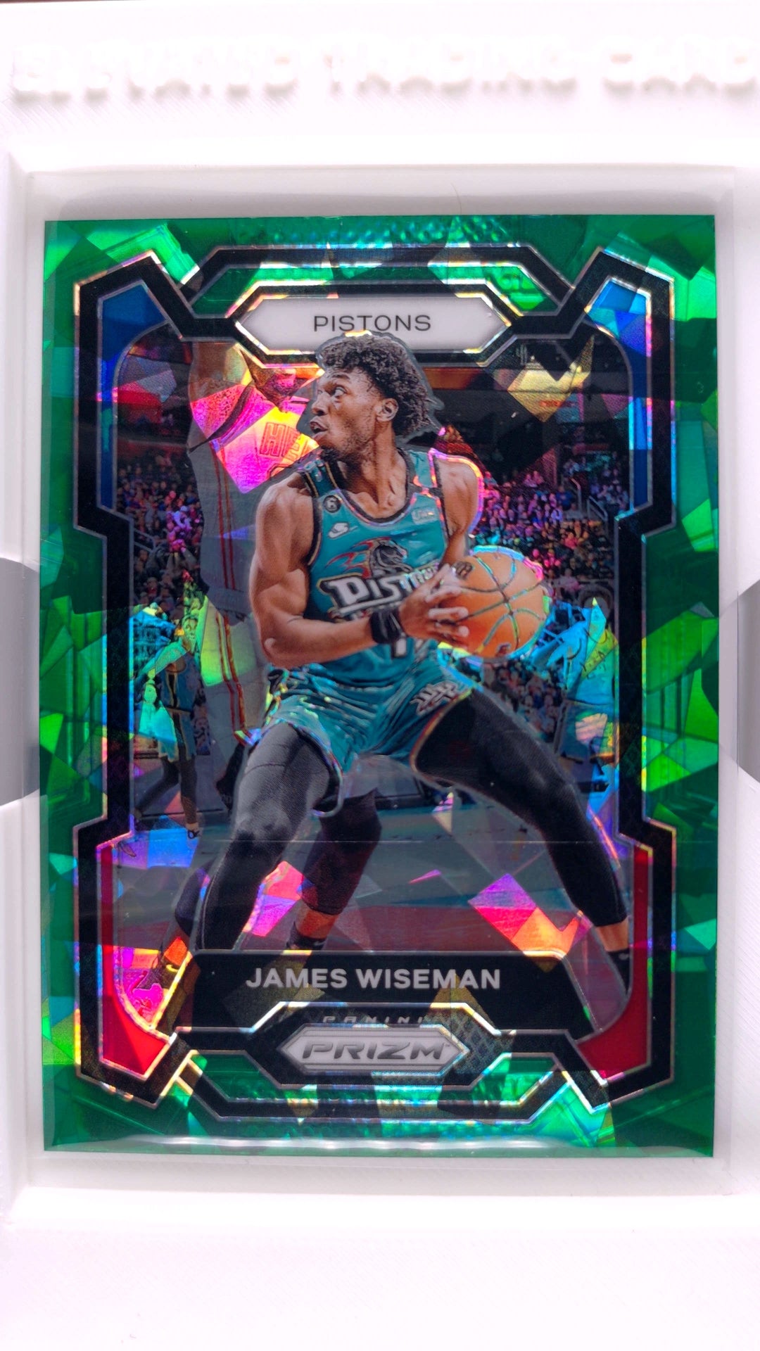 #86 James Wiseman Green Ice Prizm - front