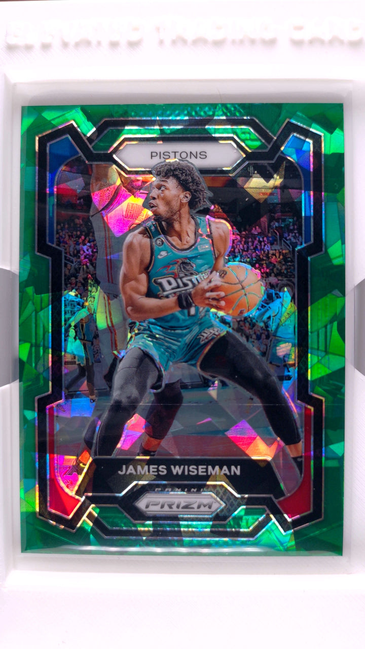2023 Panini Prizm Basketball James Wiseman #86 Green Ice Prizm — Front