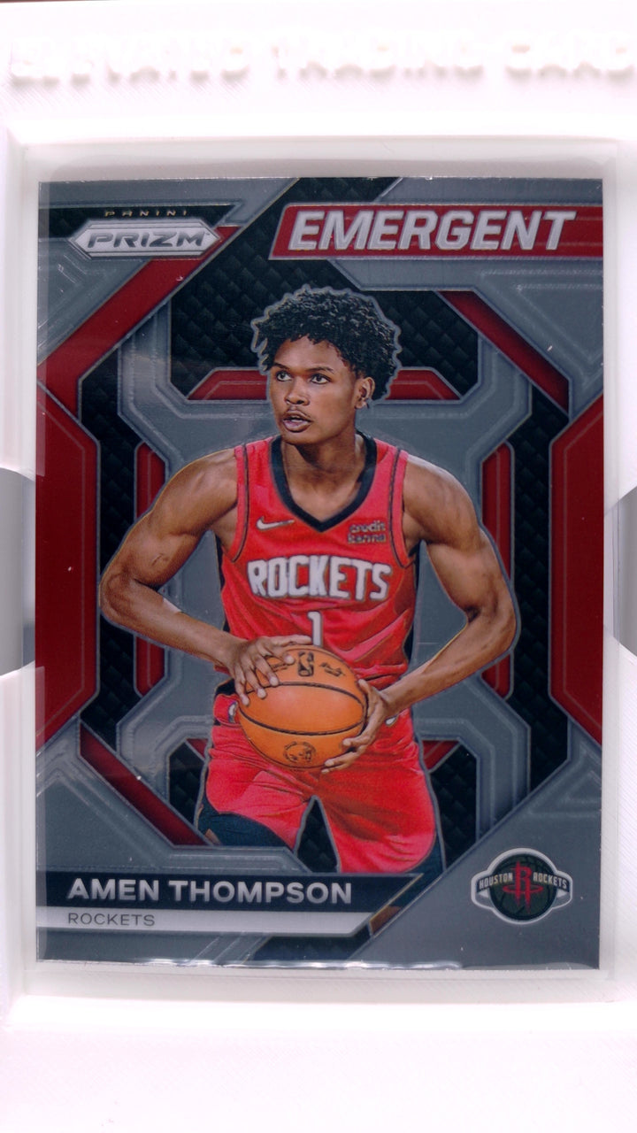 2023 Panini Prizm Basketball Amen Thompson #13 Emergent RC — Front