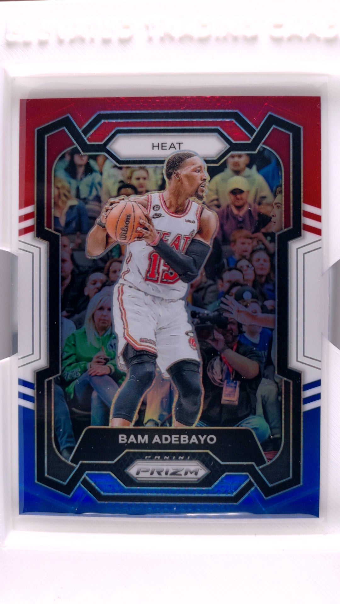 #66 Bam Adebayo Red, White And Blue Prizm - front