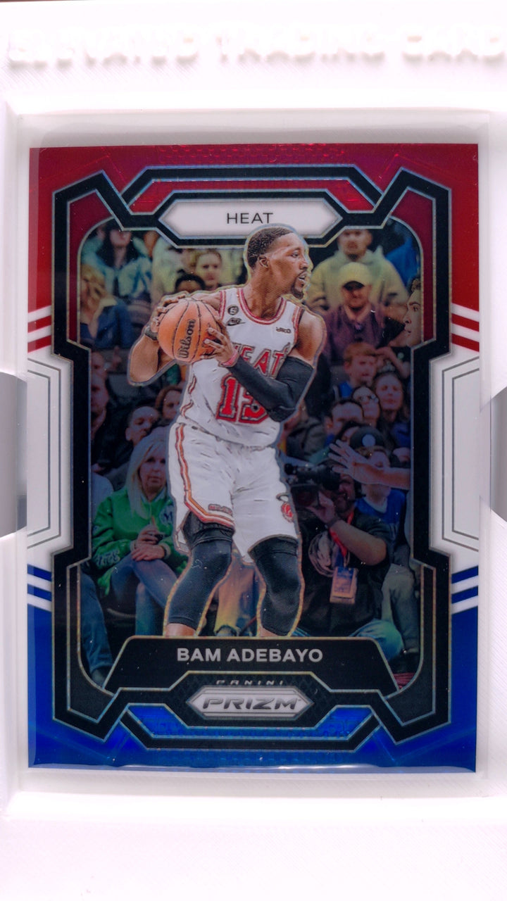 2023 Panini Prizm Basketball Bam Adebayo #66 Red, White And Blue Prizm — Front