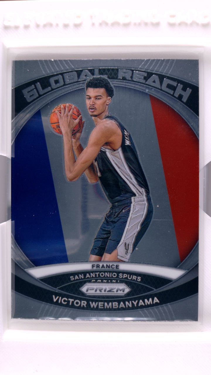 2023 Panini Prizm Basketball Victor Wembanyama #2 Global Reach RC — Front