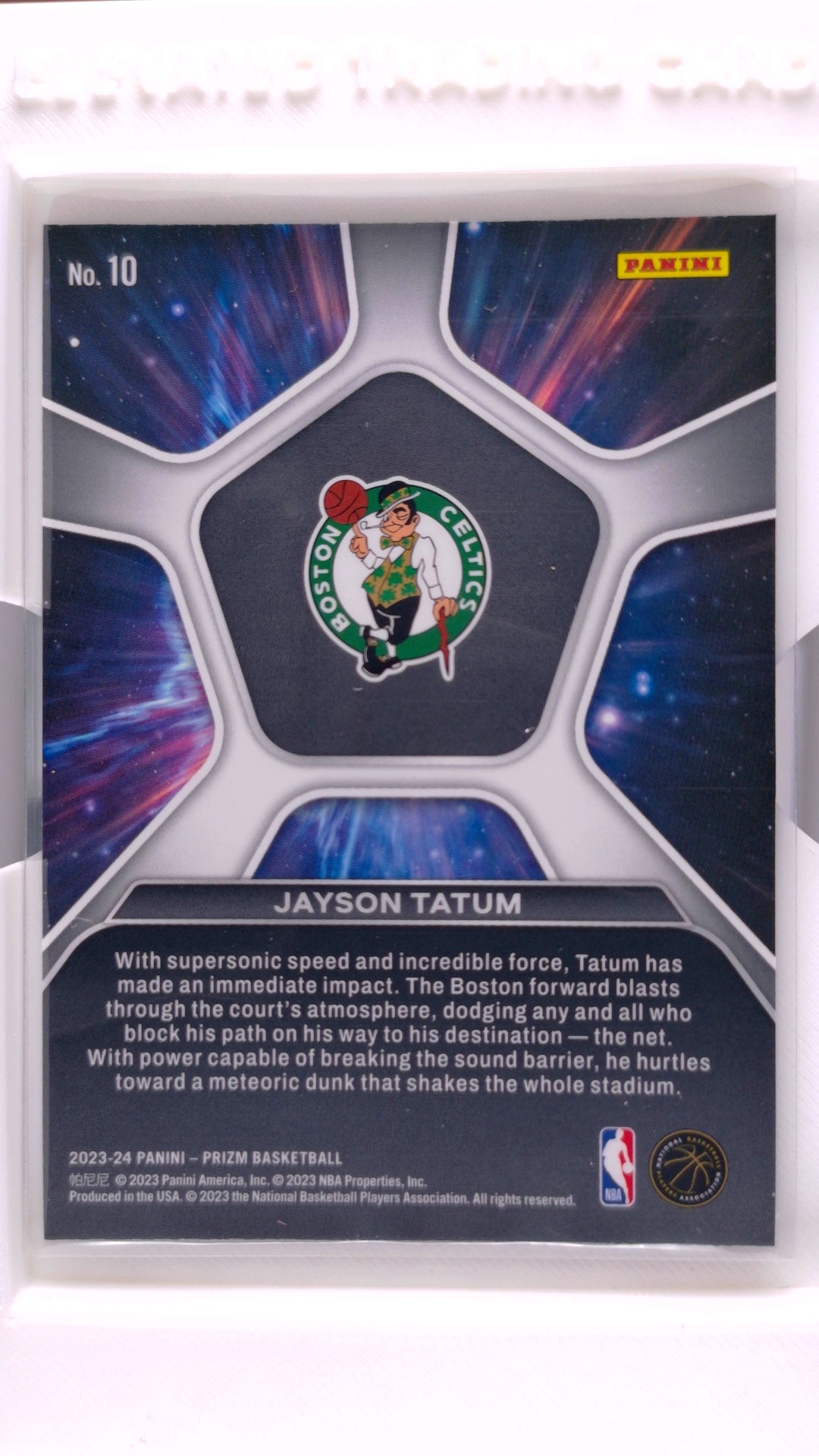 #10 Jayson Tatum Deep Space - back
