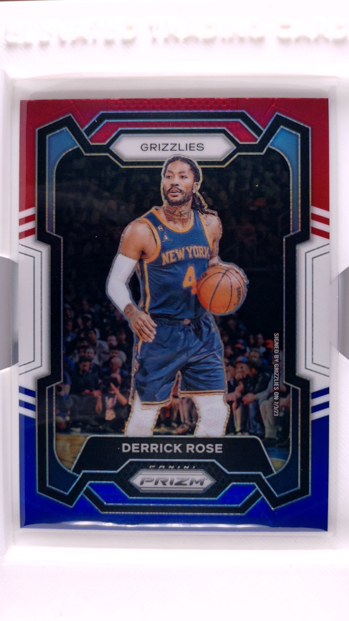 2023 Panini Prizm Basketball Derrick Rose #272 Red, White And Blue Prizm — Front