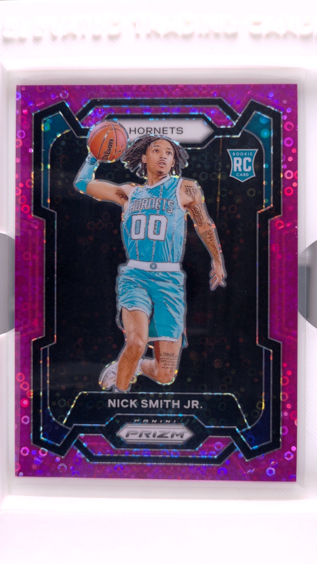 #135 Nick Smith Jr. Rookie Pink Fast Break Prizm #25/50 - front