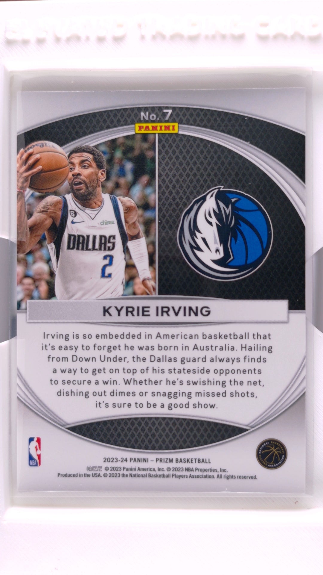 #7 Kyrie Irving Global Reach - back