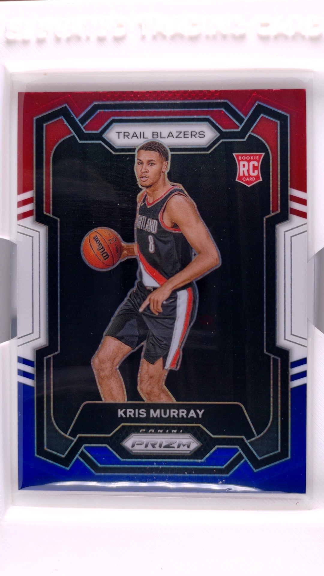 #142 Kris Murray Rookie Red, White And Blue Prizm - front