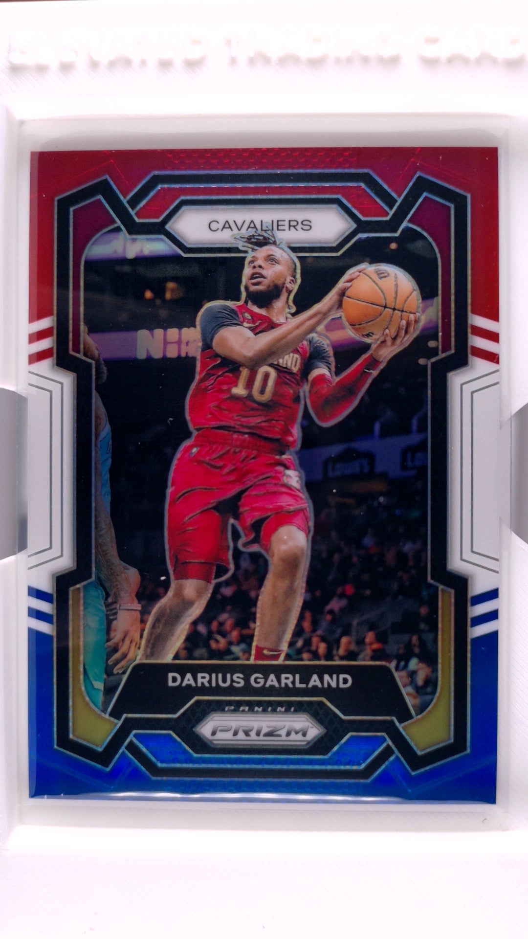 #81 Darius Garland Red, White And Blue Prizm - front