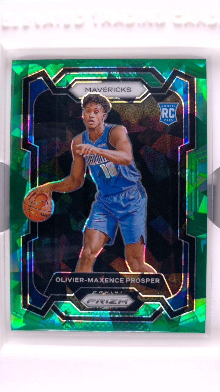 2023 Panini Prizm Basketball Olivier-Maxence Prosper #146 Green Ice Prizm RC — Front