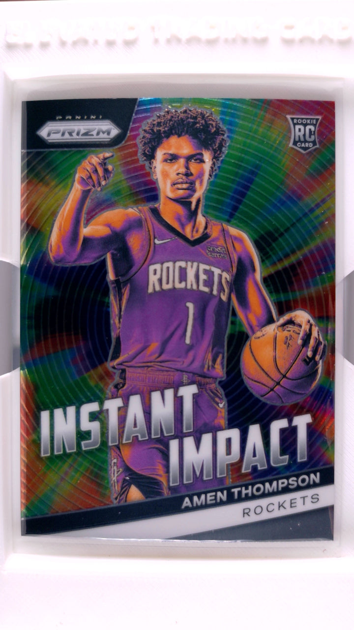 2023 Panini Prizm Basketball Amen Thompson #18 Instant Impact RC — Front