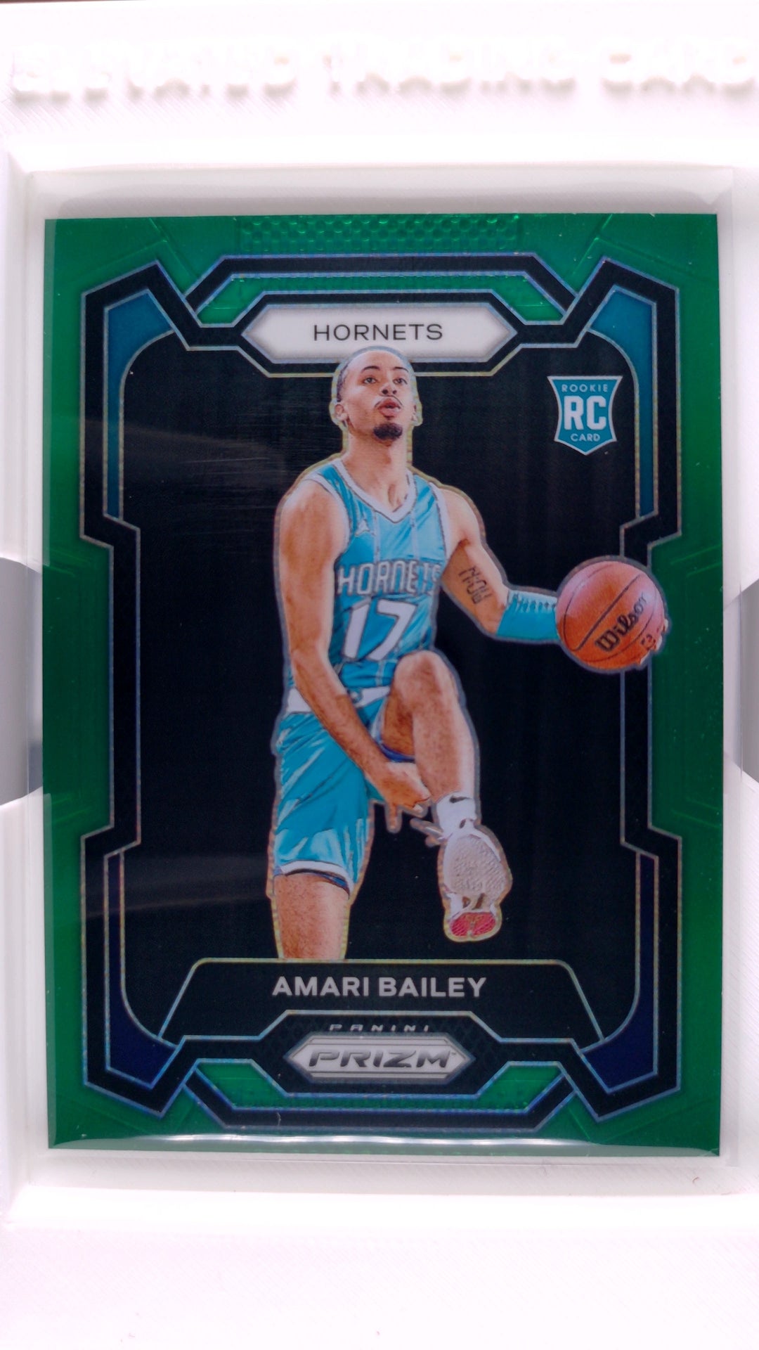 #162 Amari Bailey Rookie Green Prizm - front