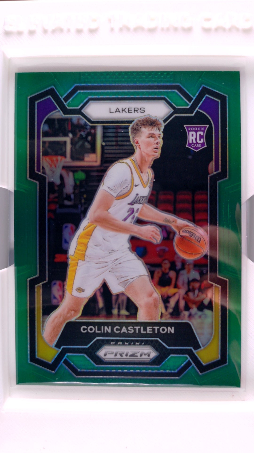 #287 Colin Castleton Rookie Green Prizm - front