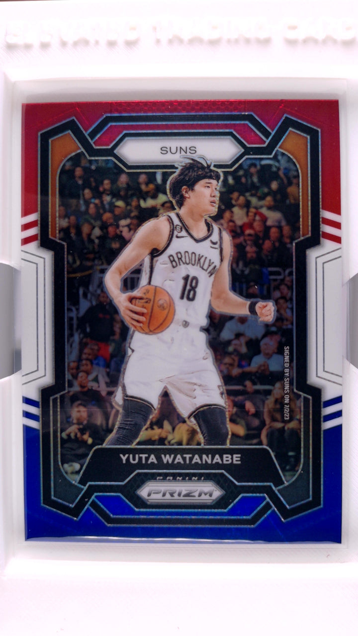2023 Panini Prizm Basketball Yuta Watanabe #285 Red, White And Blue Prizm — Front