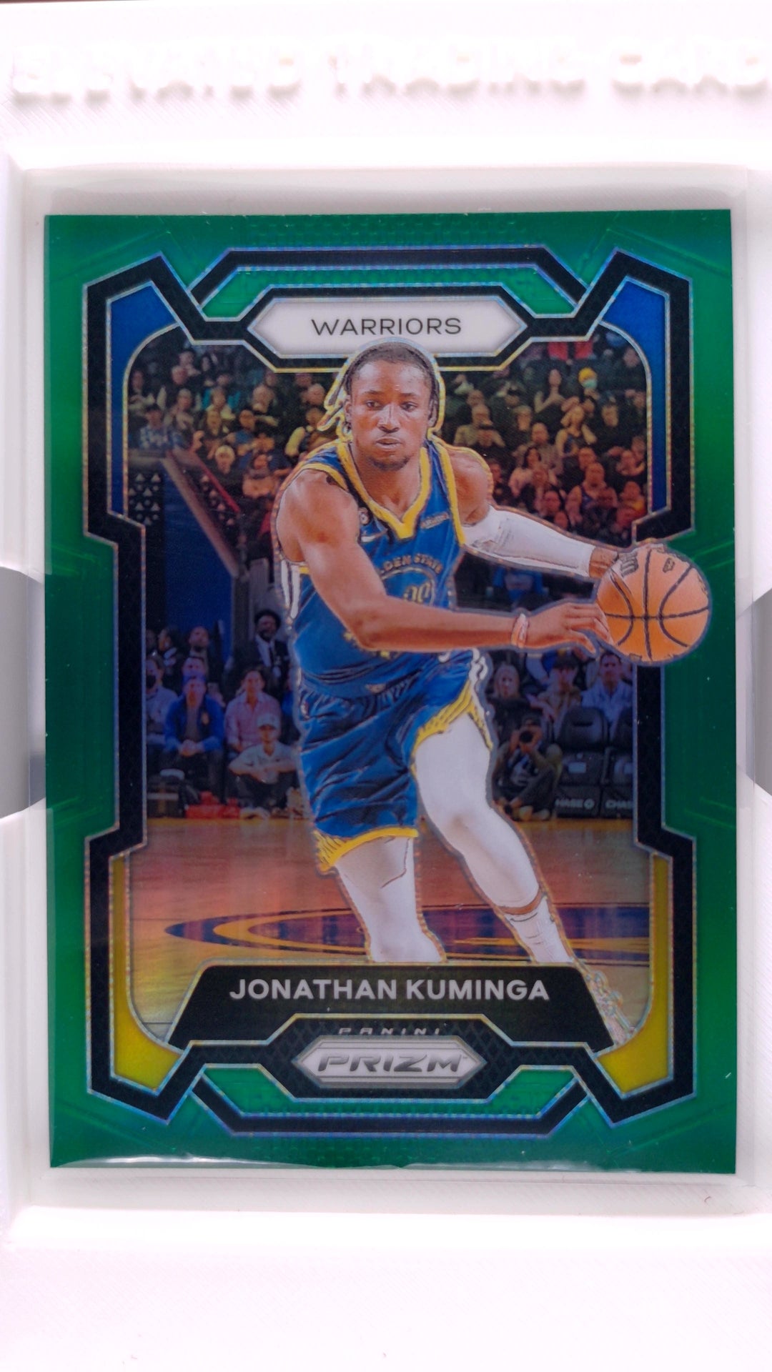 #48 Jonathan Kuminga Green Prizm - front