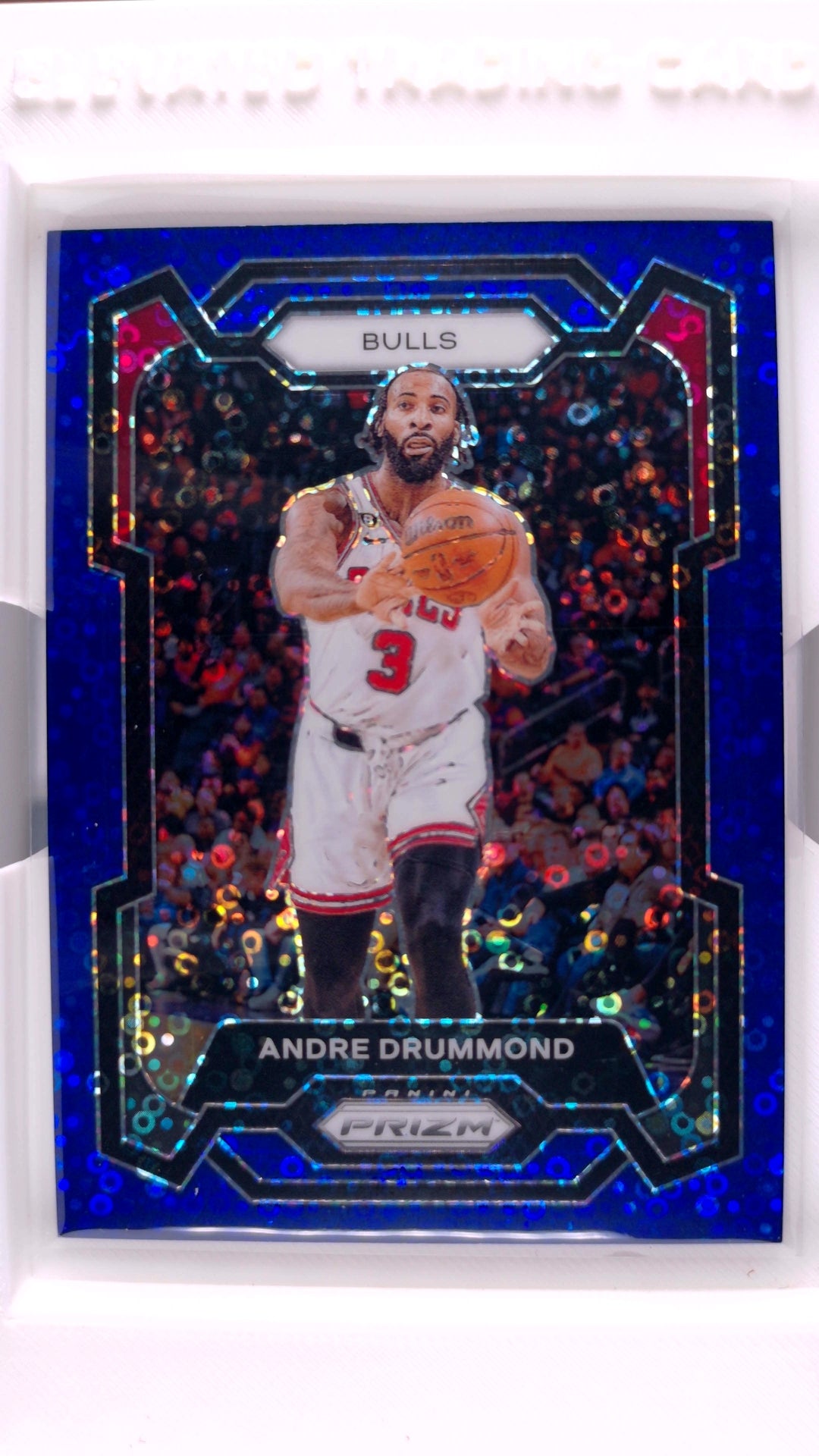 #256 Andre Drummond Blue Fast Break Prizm #84/150 - front