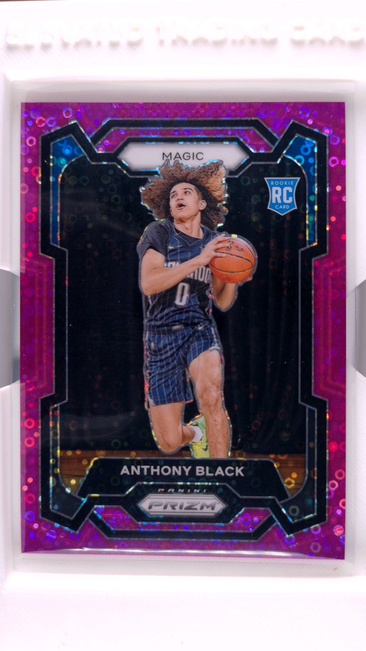 2023 Panini Prizm Basketball Anthony Black #170 Pink Fast Break Prizm #42/50 RC — Front