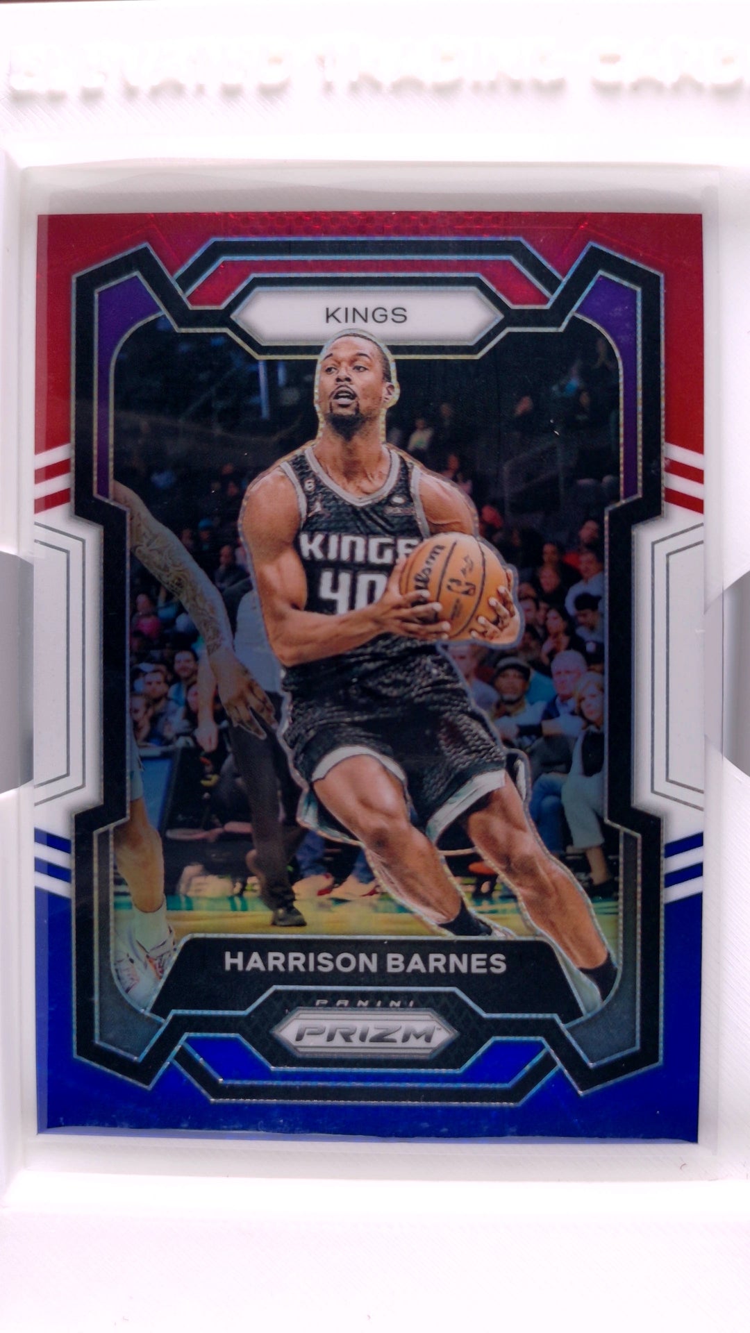 #221 Harrison Barnes Red, White And Blue Prizm - front