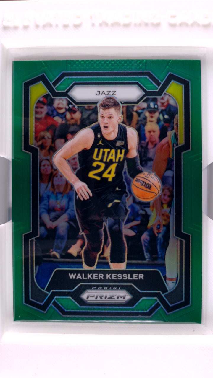 2023 Panini Prizm Basketball Walker Kessler #120 Green Prizm — Front