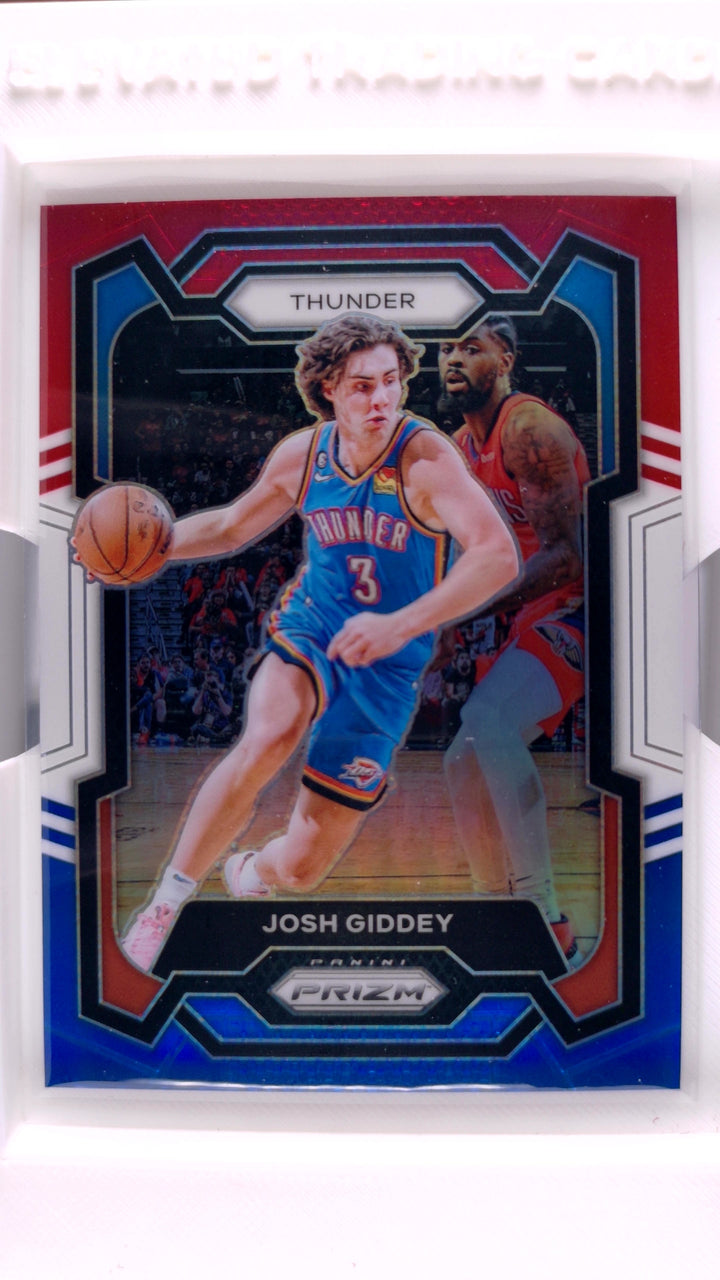 2023 Panini Prizm Basketball Josh Giddey #50 Red, White And Blue Prizm — Front