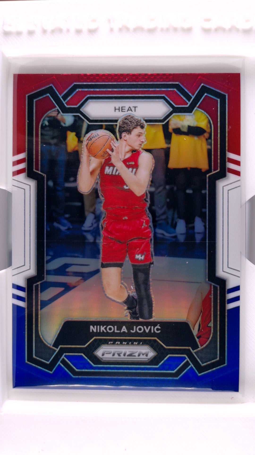 #121 Nikola Jovic Red, White And Blue Prizm - front