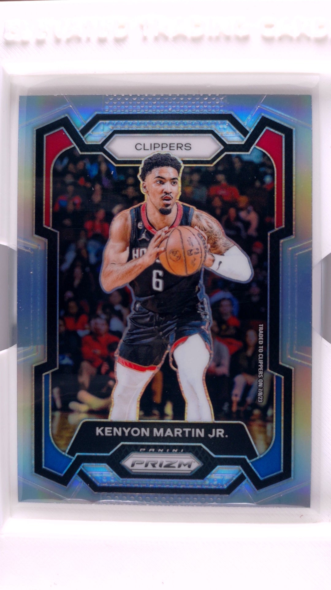 #241 Kenyon Martin Jr. Silver Prizm - front