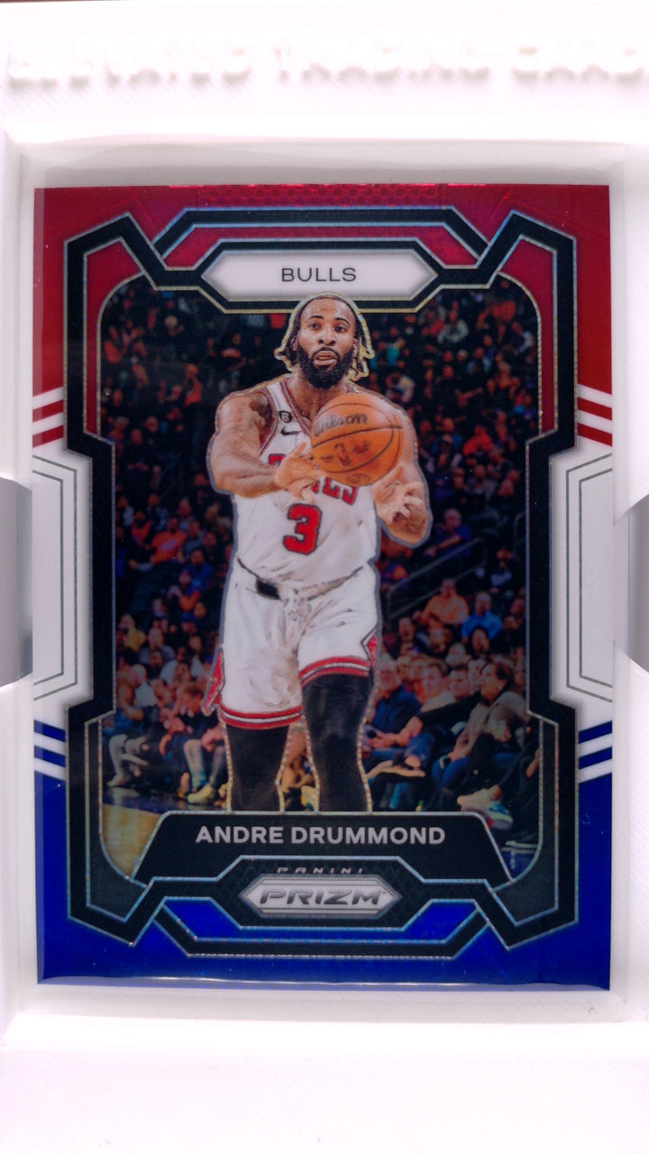 2023 Panini Prizm Basketball Andre Drummond #256 Red, White And Blue Prizm — Front