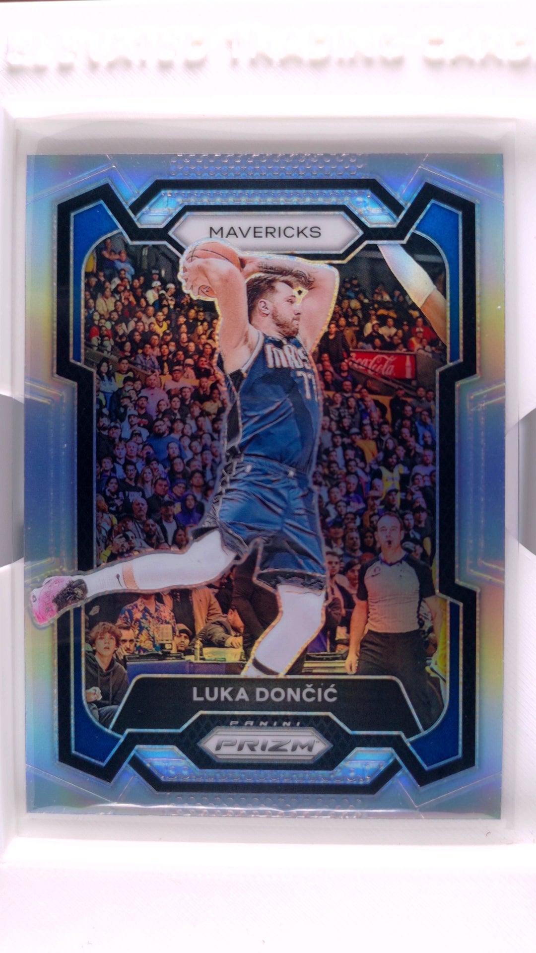 #110 Luka Doncic Silver Prizm - front