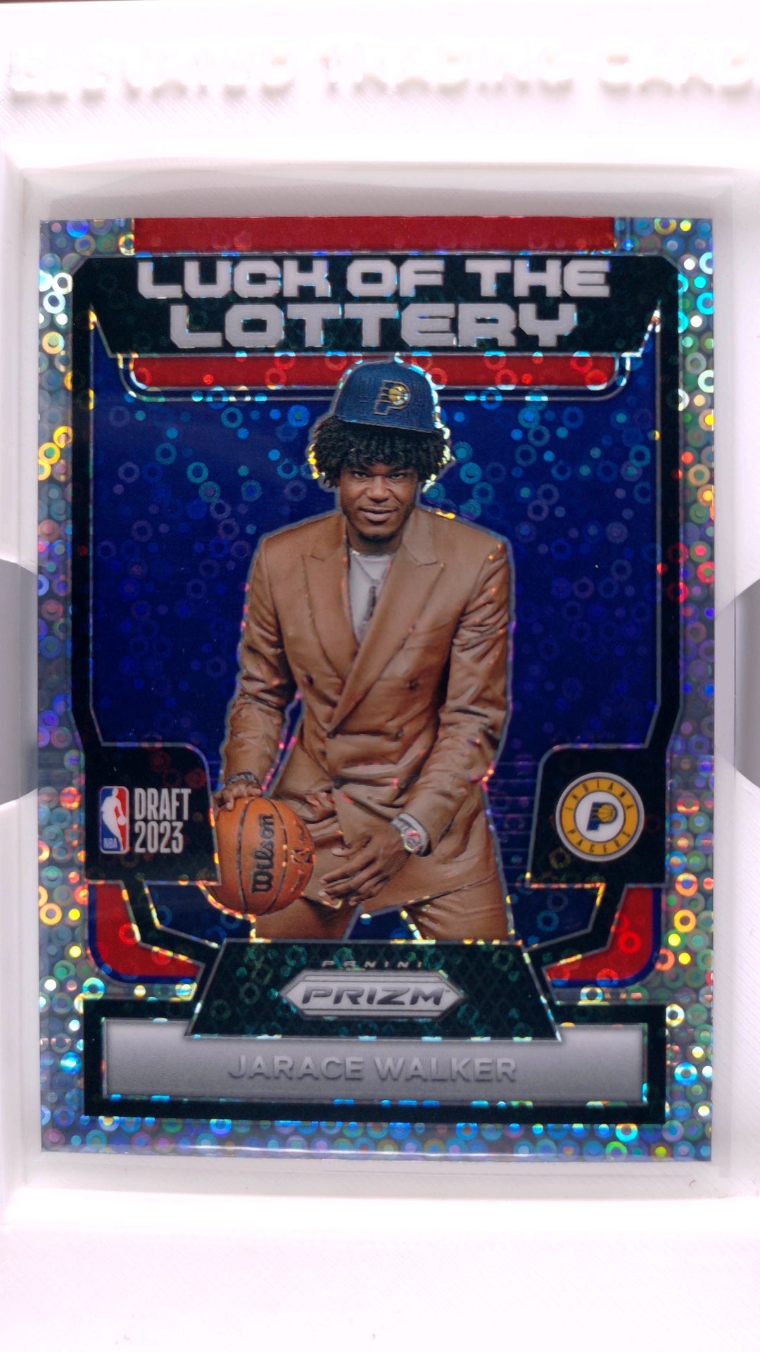 #6 Jarace Walker Rookie Luck Of The Lottery Fast Break Prizm - front