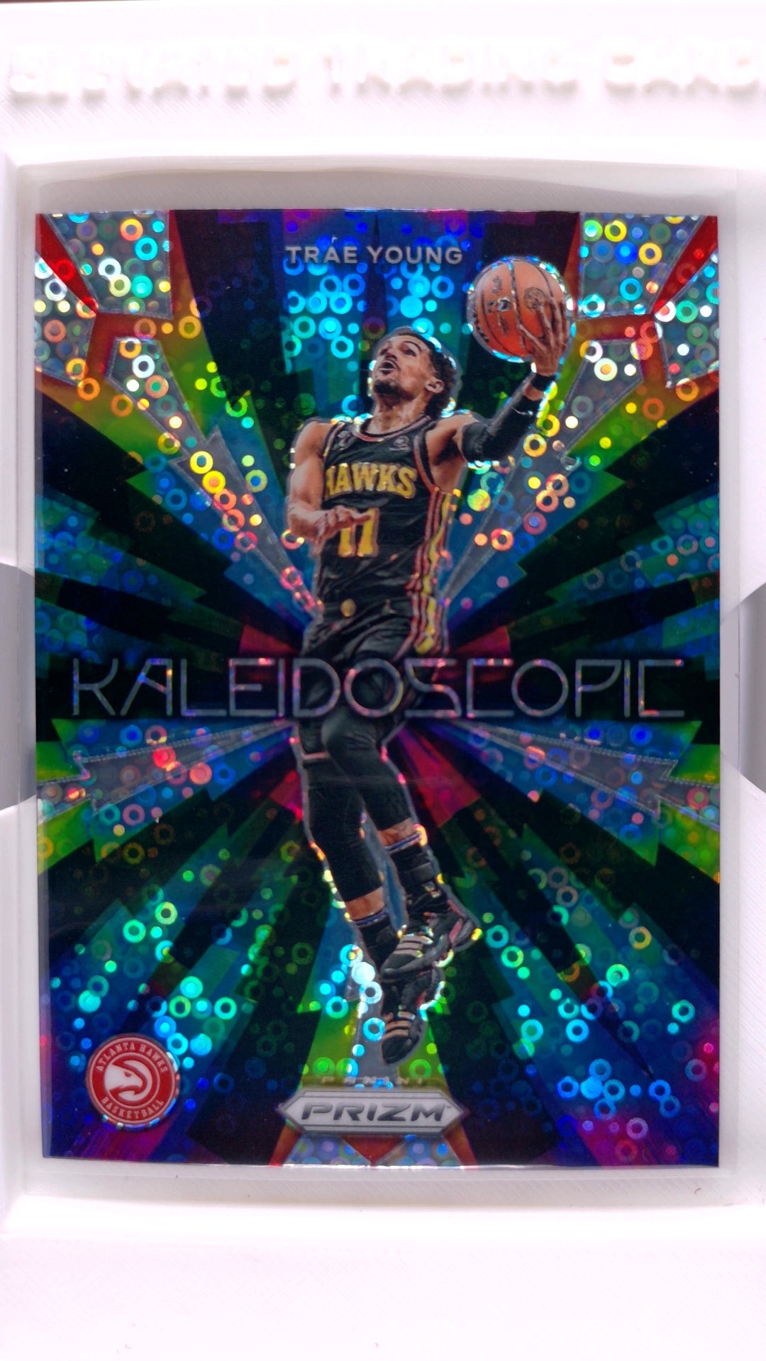 #18 Trae Young Kaleidoscopic Fast Break Prizm - front
