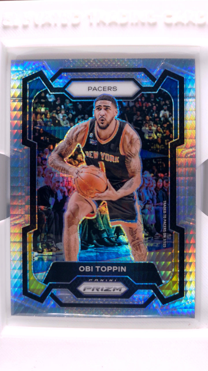 2023 Panini Prizm Basketball Obi Toppin #249 Hyper Prizm — Front