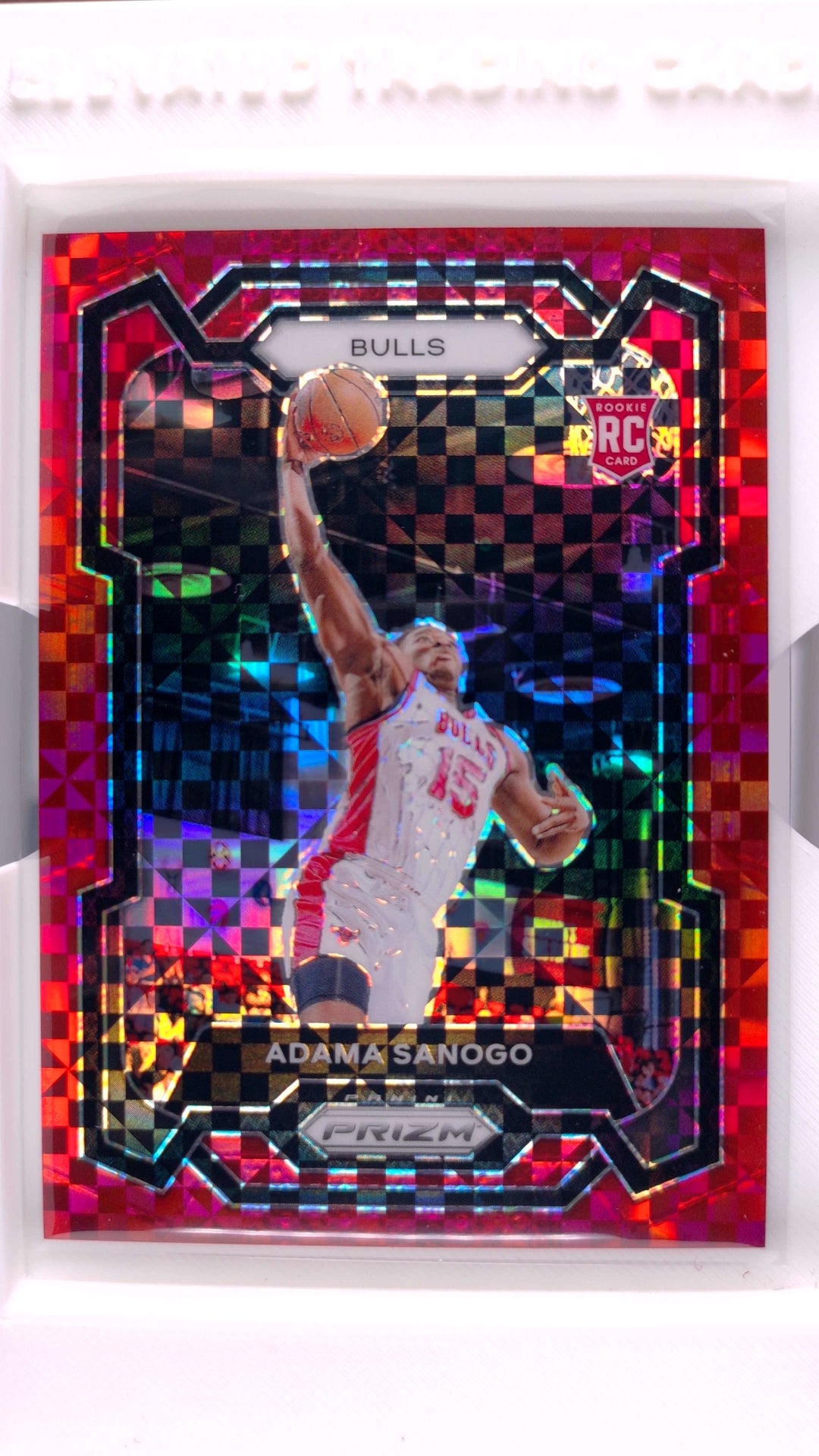 #286 Adama Sanogo Rookie Red Power Prizm #18/75 - front