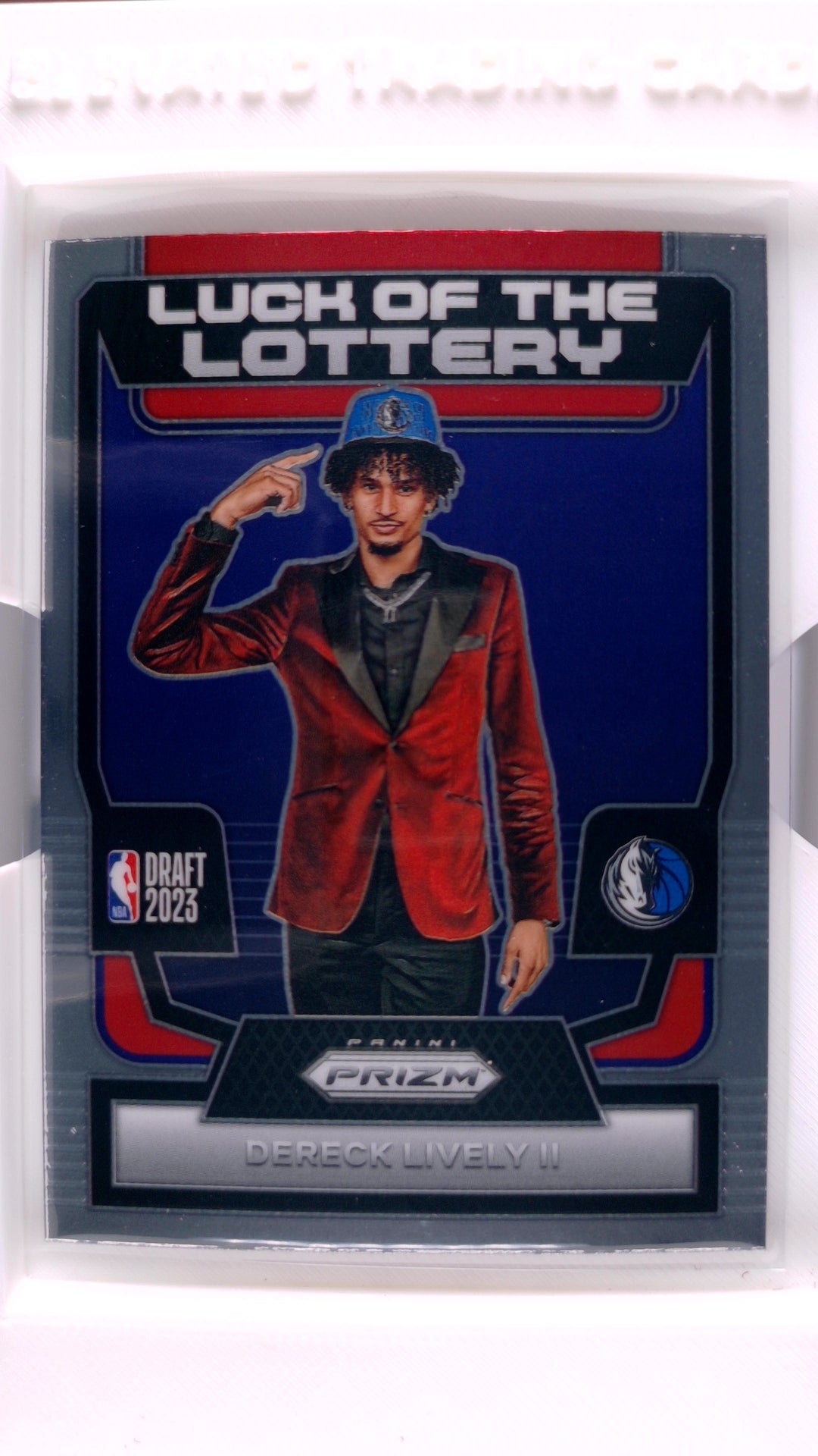 #8 Dereck Lively II Rookie Luck Of The Lottery - front