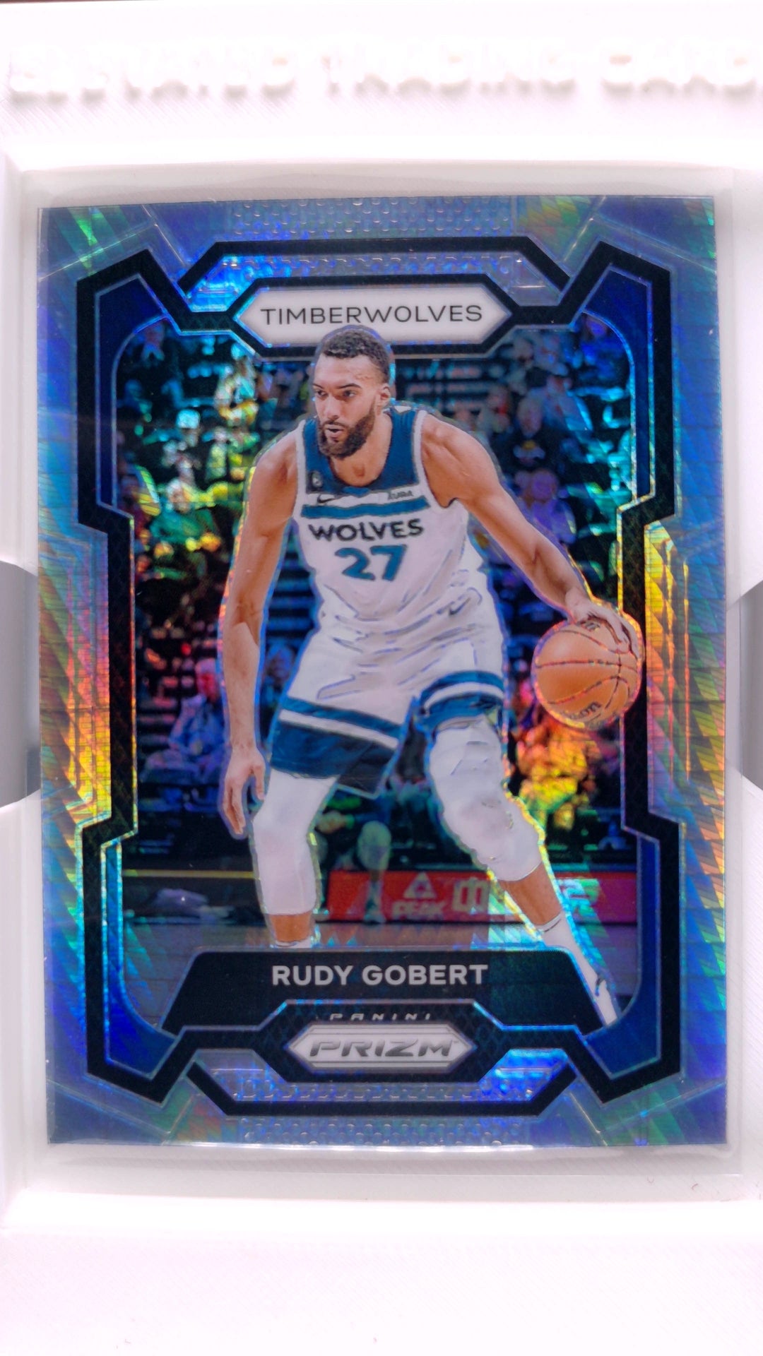 #59 Rudy Gobert Silver Prizm - front