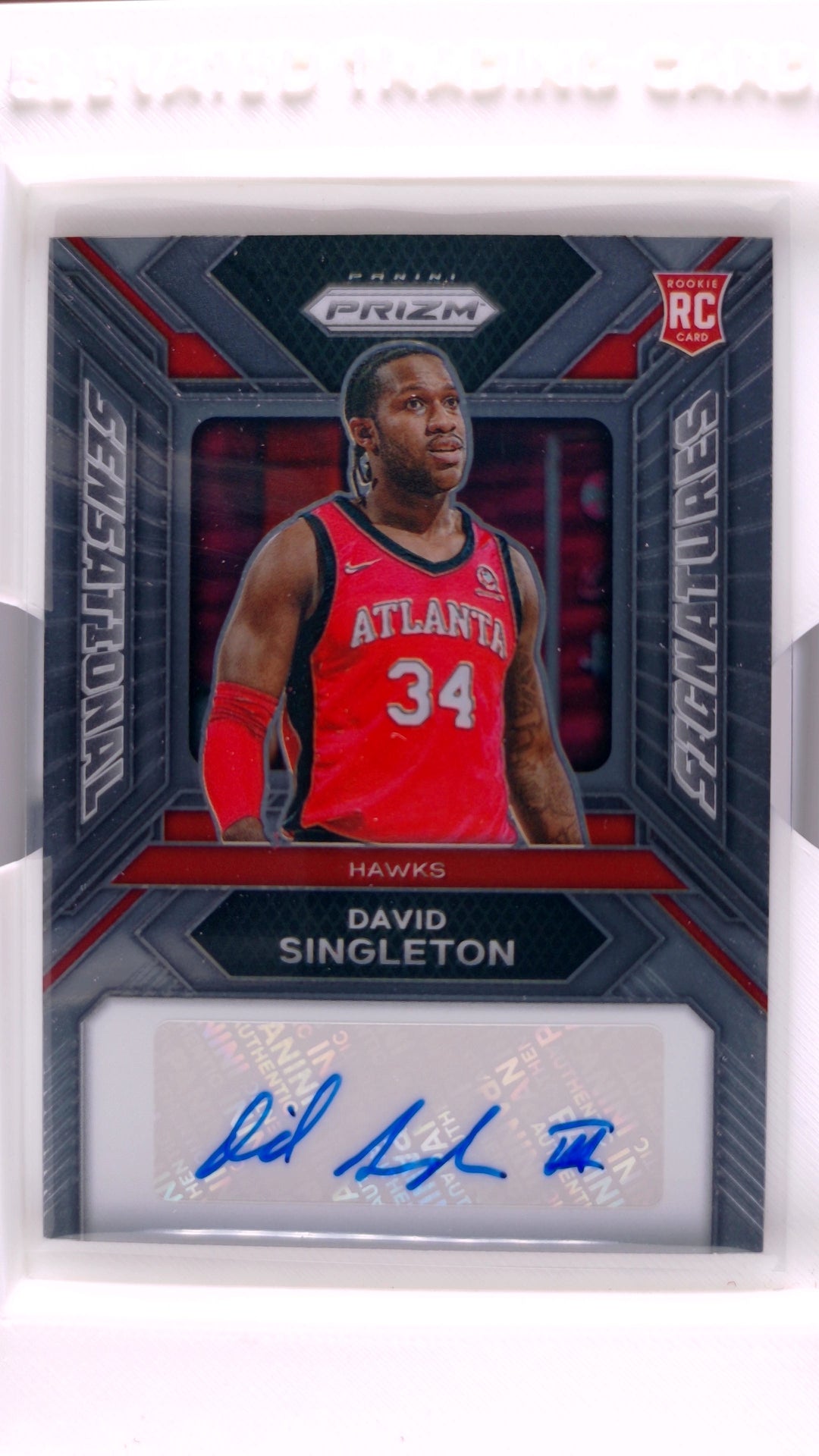 #SS-DS David Singleton Rookie Sensational Signatures - front