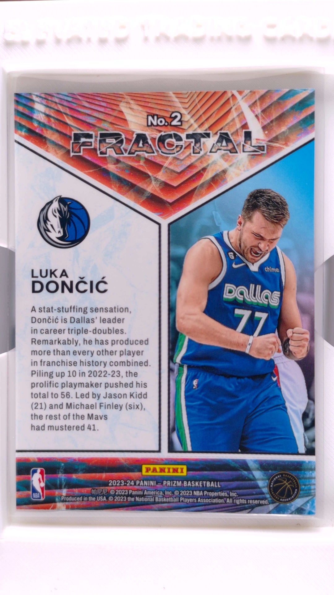 #2 Luka Doncic Fractal - back