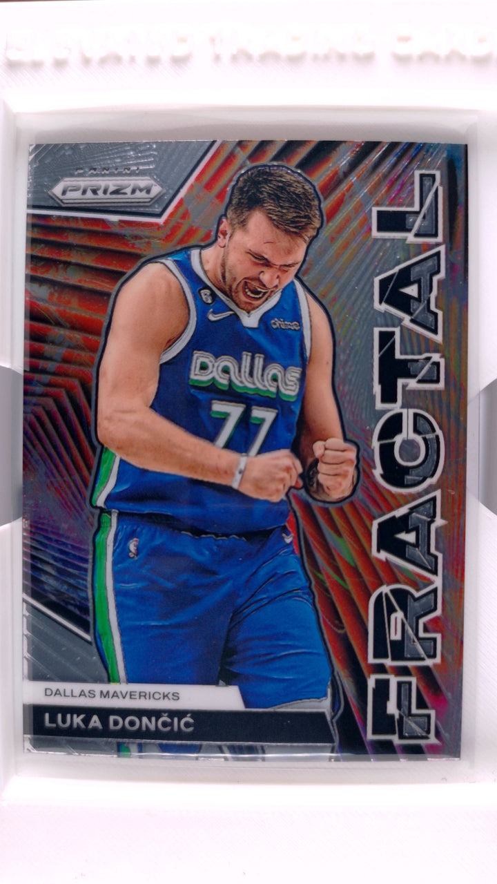 2023 Panini Prizm Basketball Luka Doncic #2 Fractal — Front
