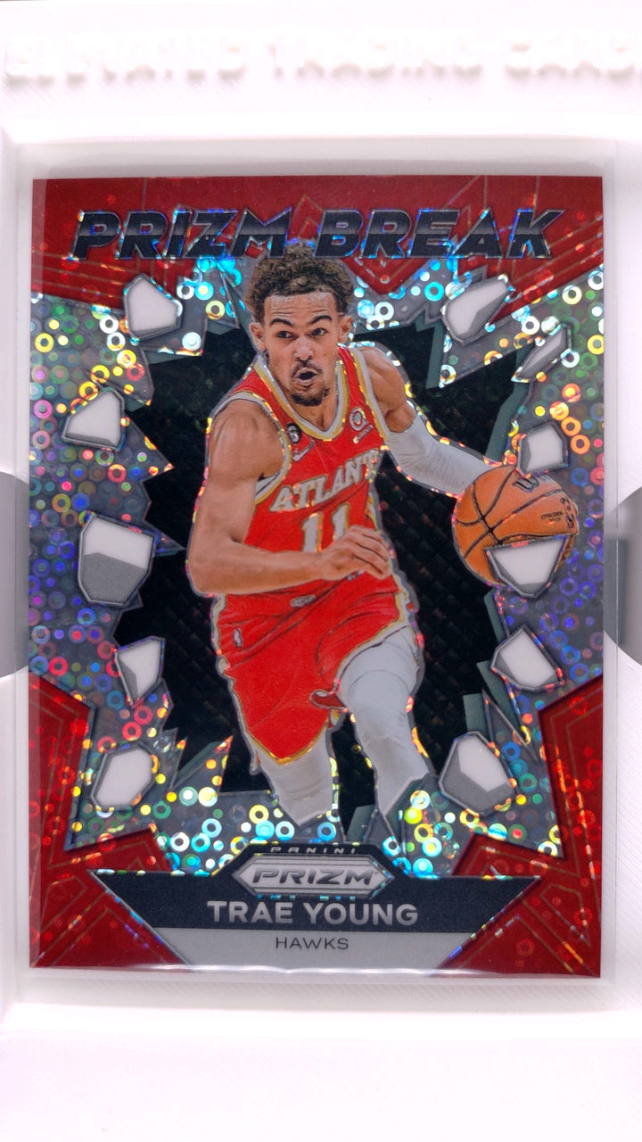 2023 Panini Prizm Basketball Trae Young #10 Prizm Break Fast Break Prizm — Front