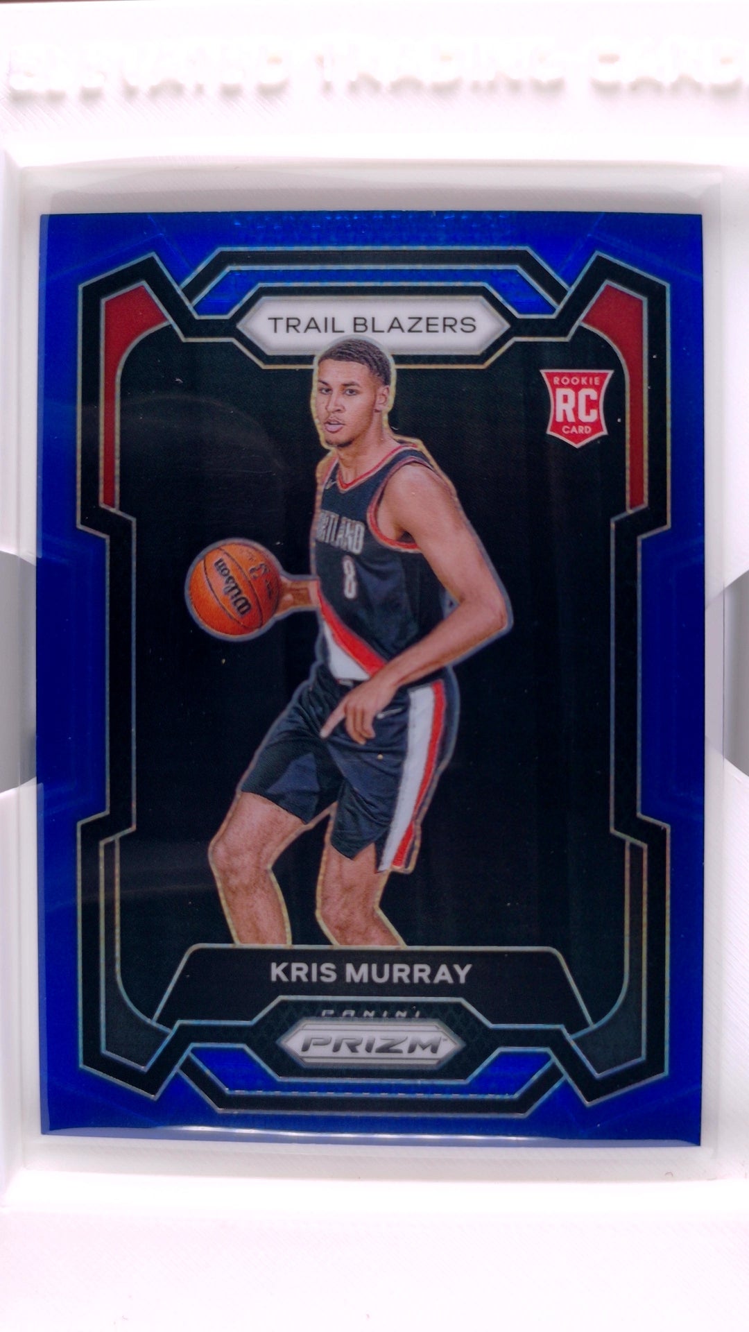 #142 Kris Murray Rookie Blue Prizm #182/199 - front