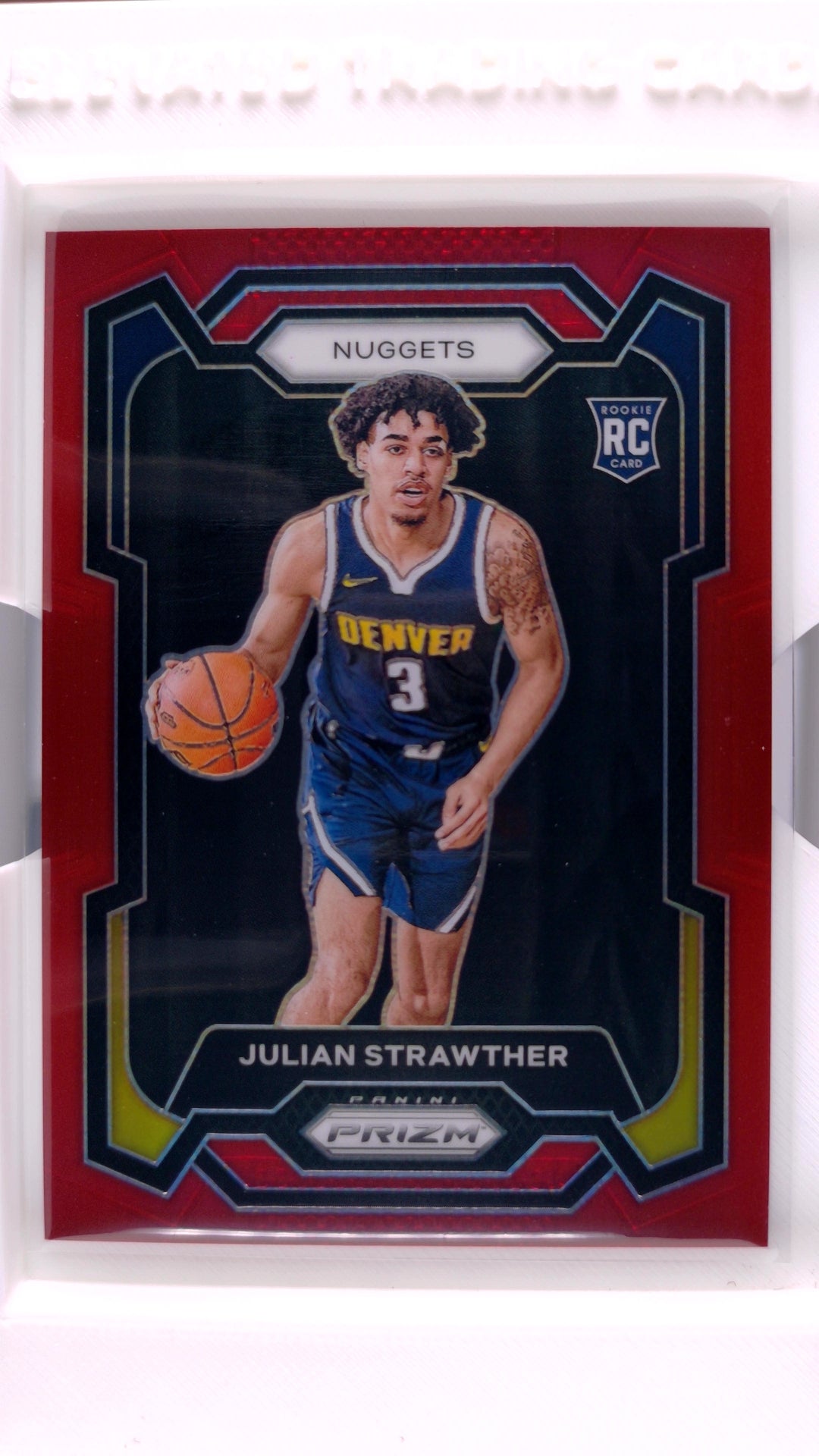 #133 Julian Strawther Rookie Red Prizm #72/299 - front