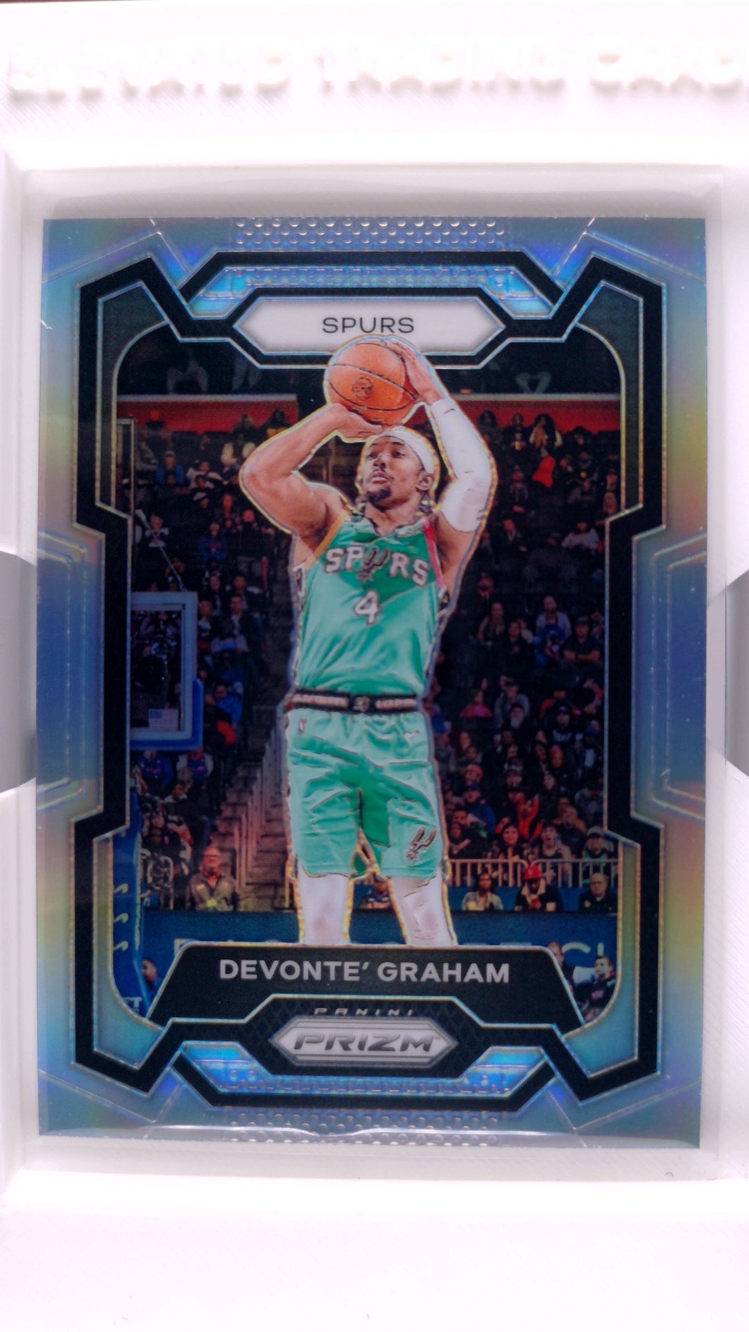 #233 Devonte' Graham Silver Prizm - front