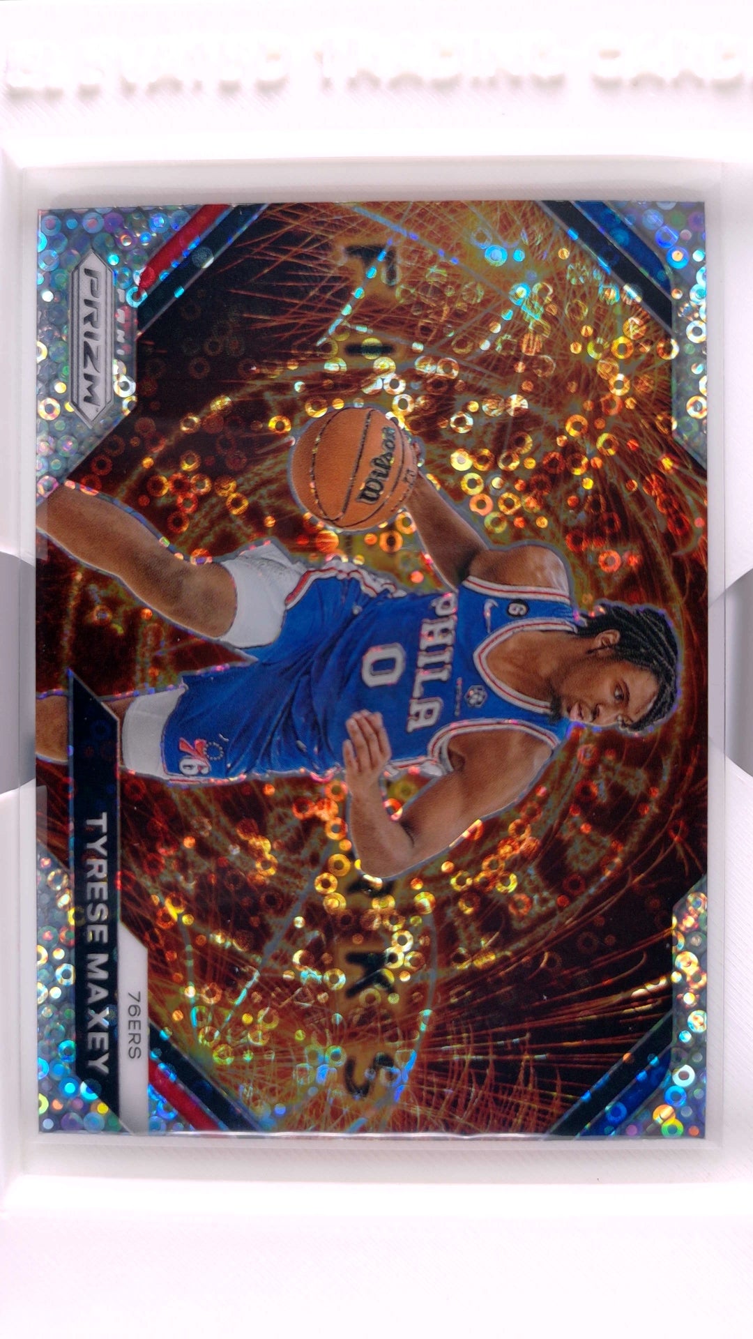 #6 Tyrese Maxey Fireworks Fast Break Prizm - front