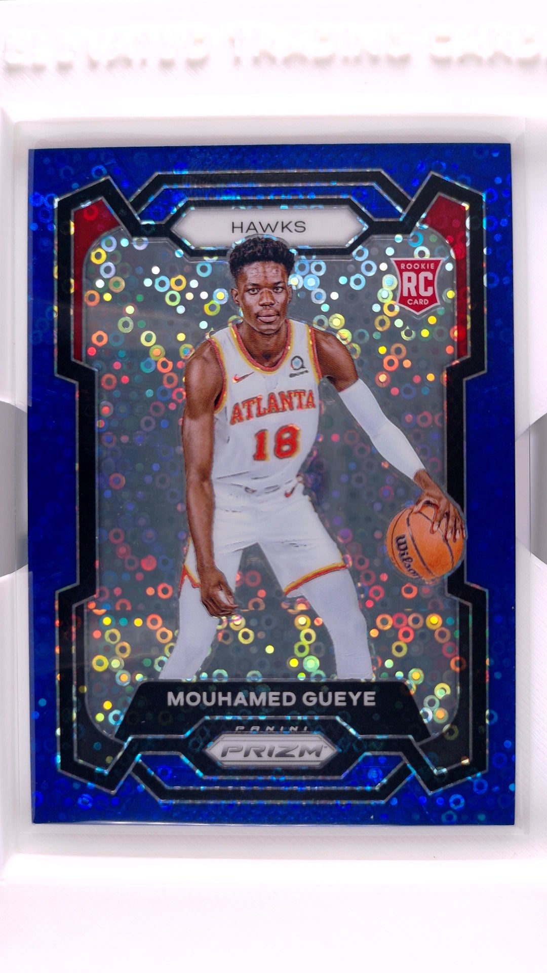 #157 Mouhamed Gueye Rookie Blue Fast Break Prizm #78/150 - front