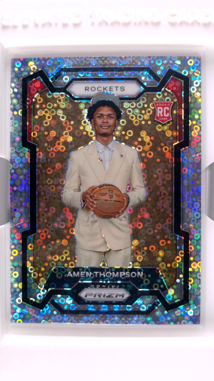 2023 Panini Prizm Basketball Amen Thompson #150 Rookie Variation Fast Break RC — Front